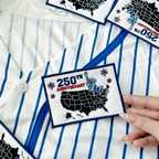250 Years of Freedom American Flag Embroidered Patch