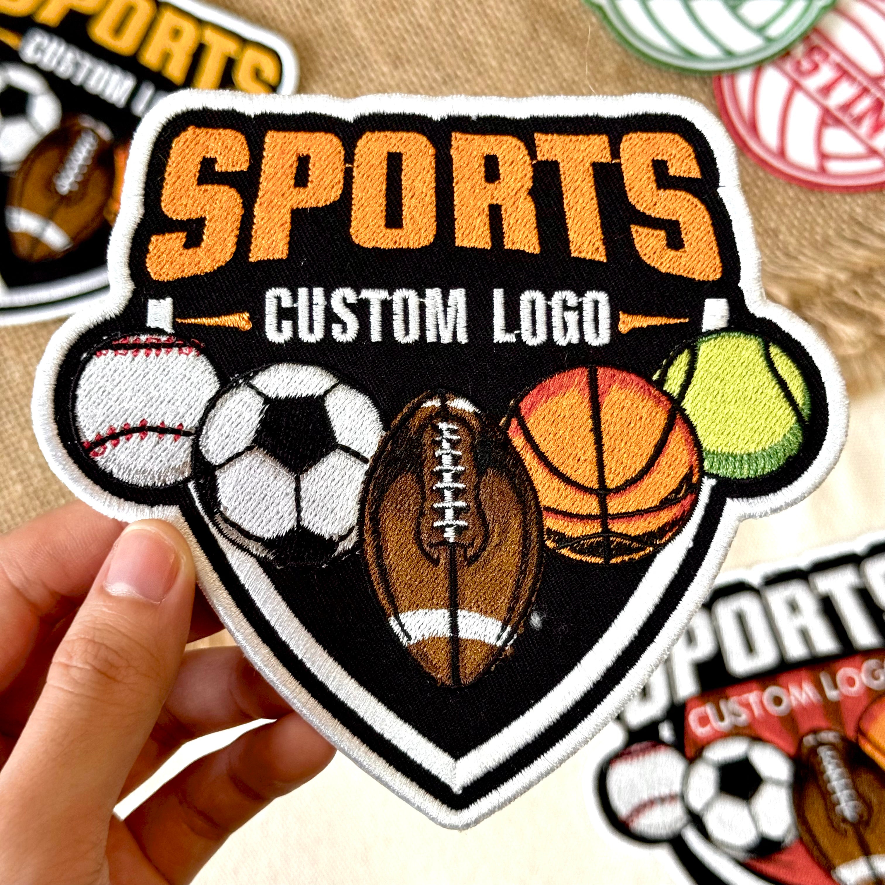Custom Sports Logo Embroidered Patch – Personalized Team Design