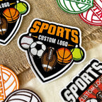 Custom Sports Logo Embroidered Patch – Personalized Team Design