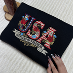 Embroidered USA 250th Anniversary Patriotic Sweatshirt