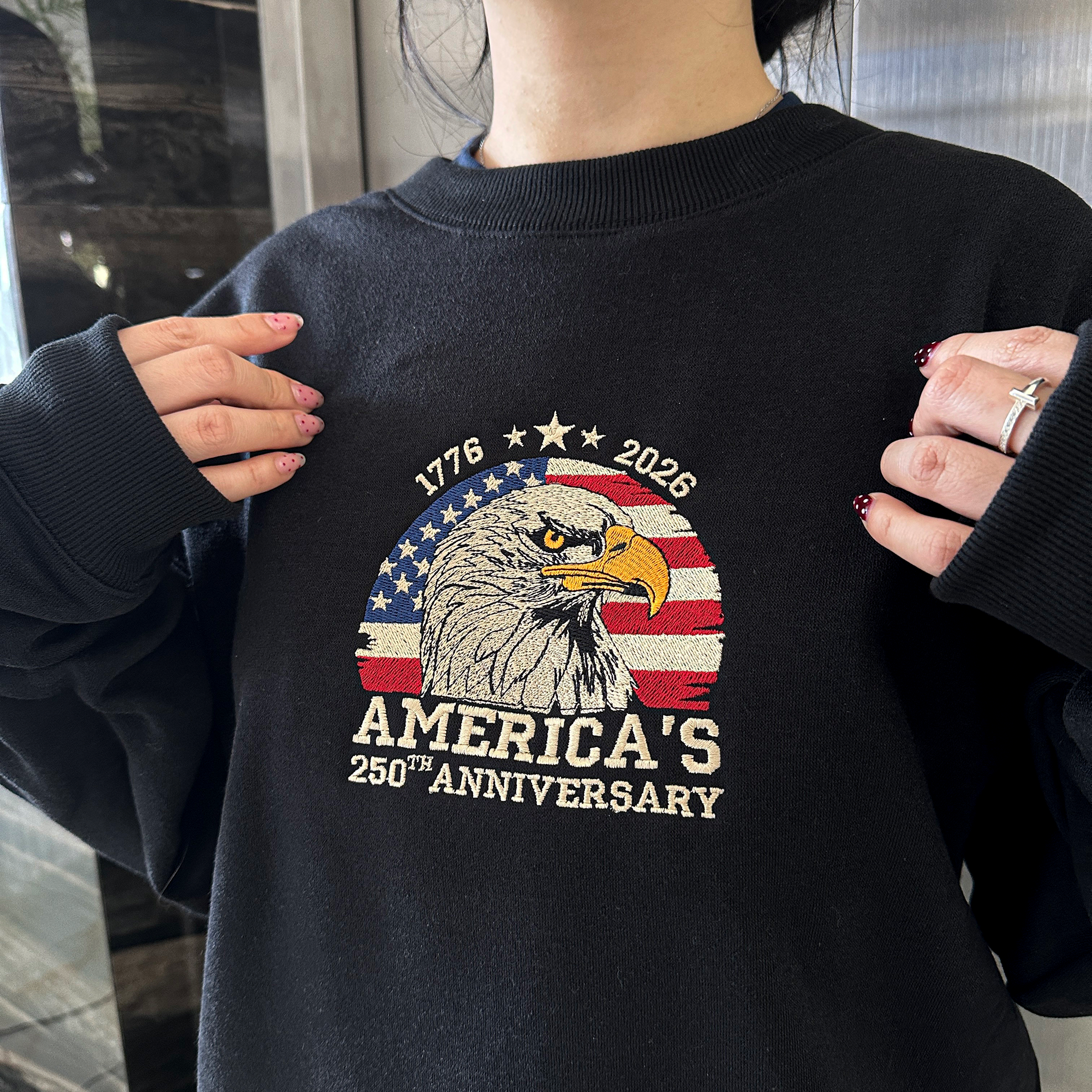 250th Anniversary Embroidered Crewneck Sweatshirt