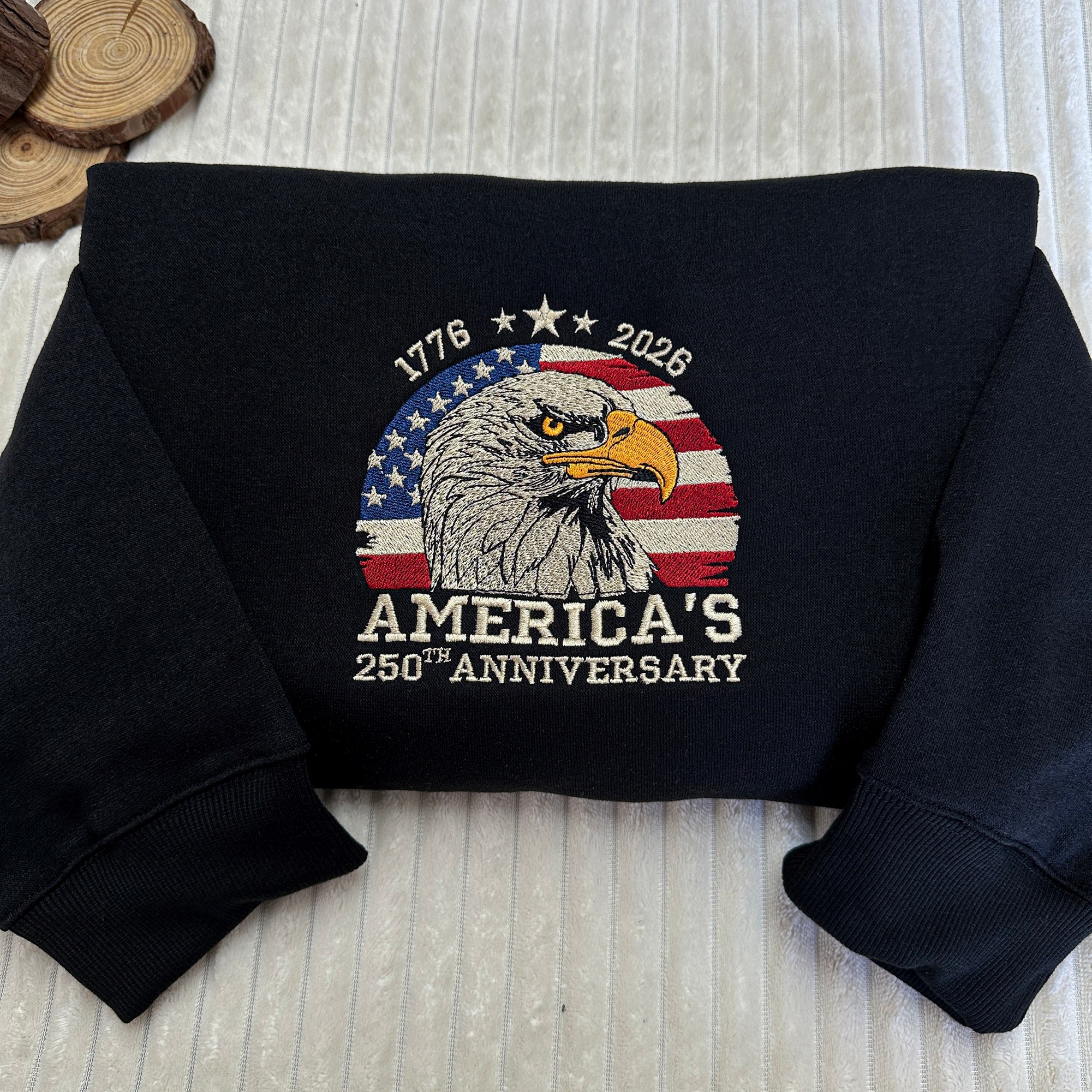 250th Anniversary Embroidered Crewneck Sweatshirt