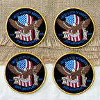 USA 250th Anniversary Patch – American Eagle & Liberty Design Full Embroidered 1776–2026 Emblem