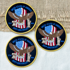 USA 250th Anniversary Patch – American Eagle & Liberty Design Full Embroidered 1776–2026 Emblem