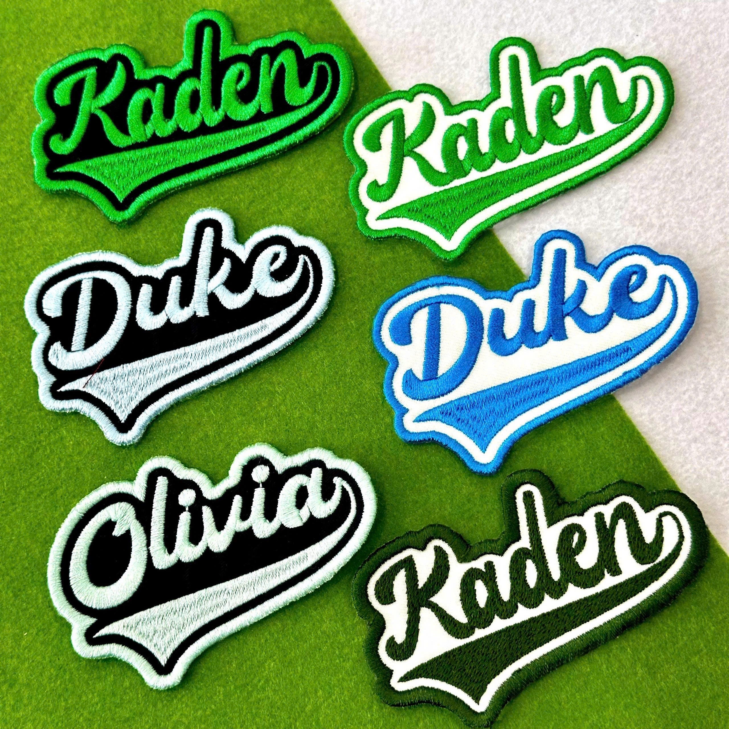 Personalized Embroidered Name Patch
