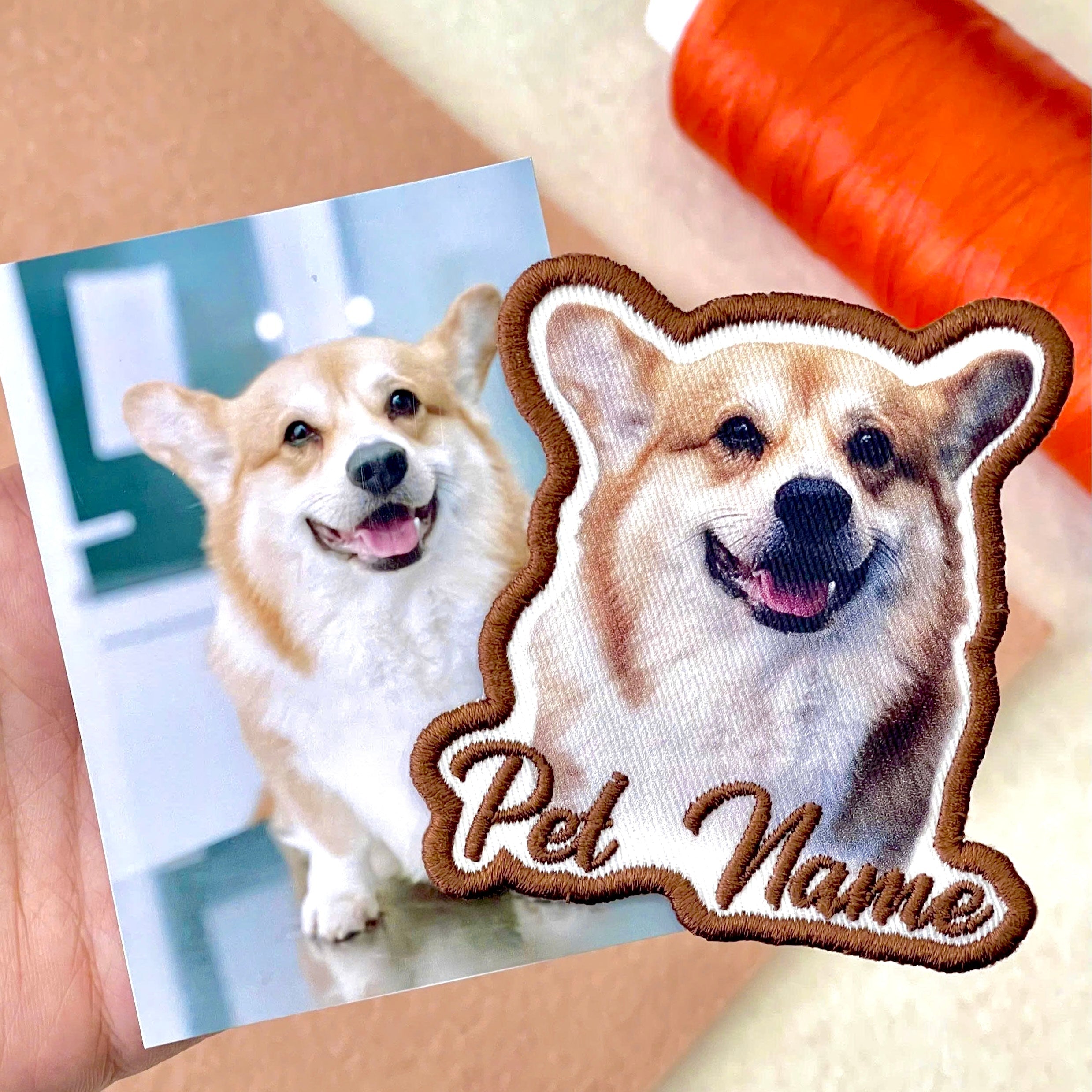 Custom Pet Portrait Patch