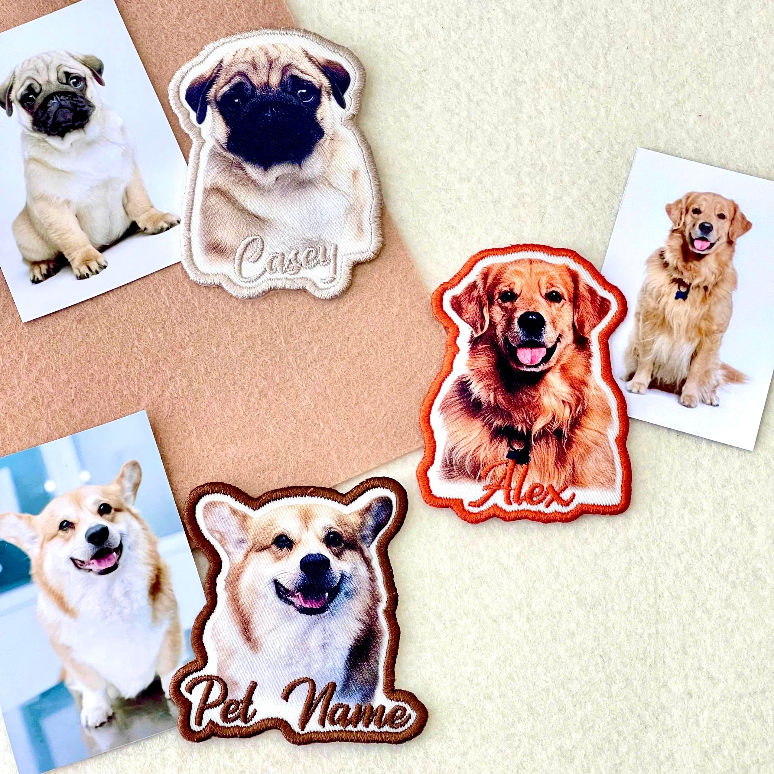 Custom Pet Portrait Patch