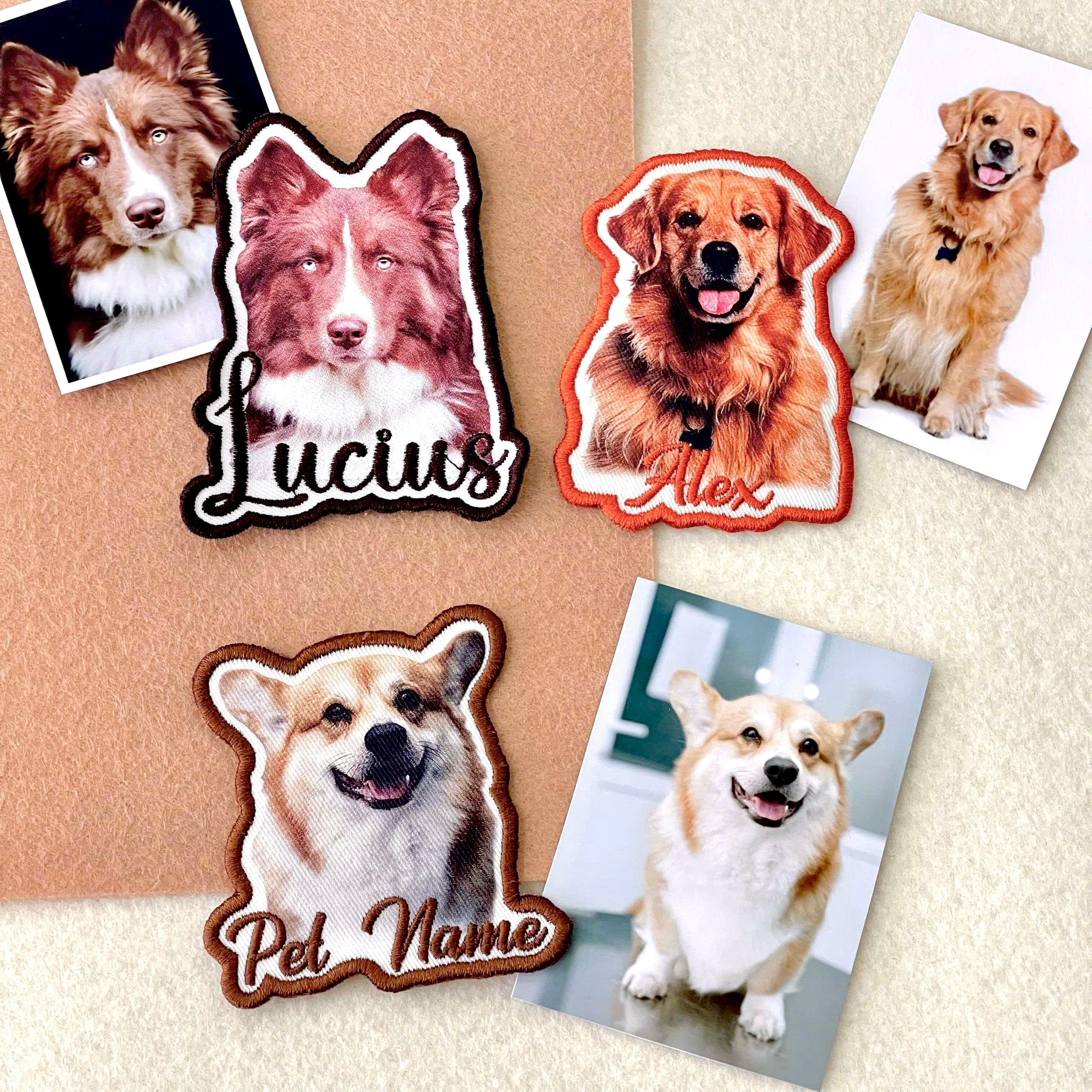 Custom Pet Portrait Patch