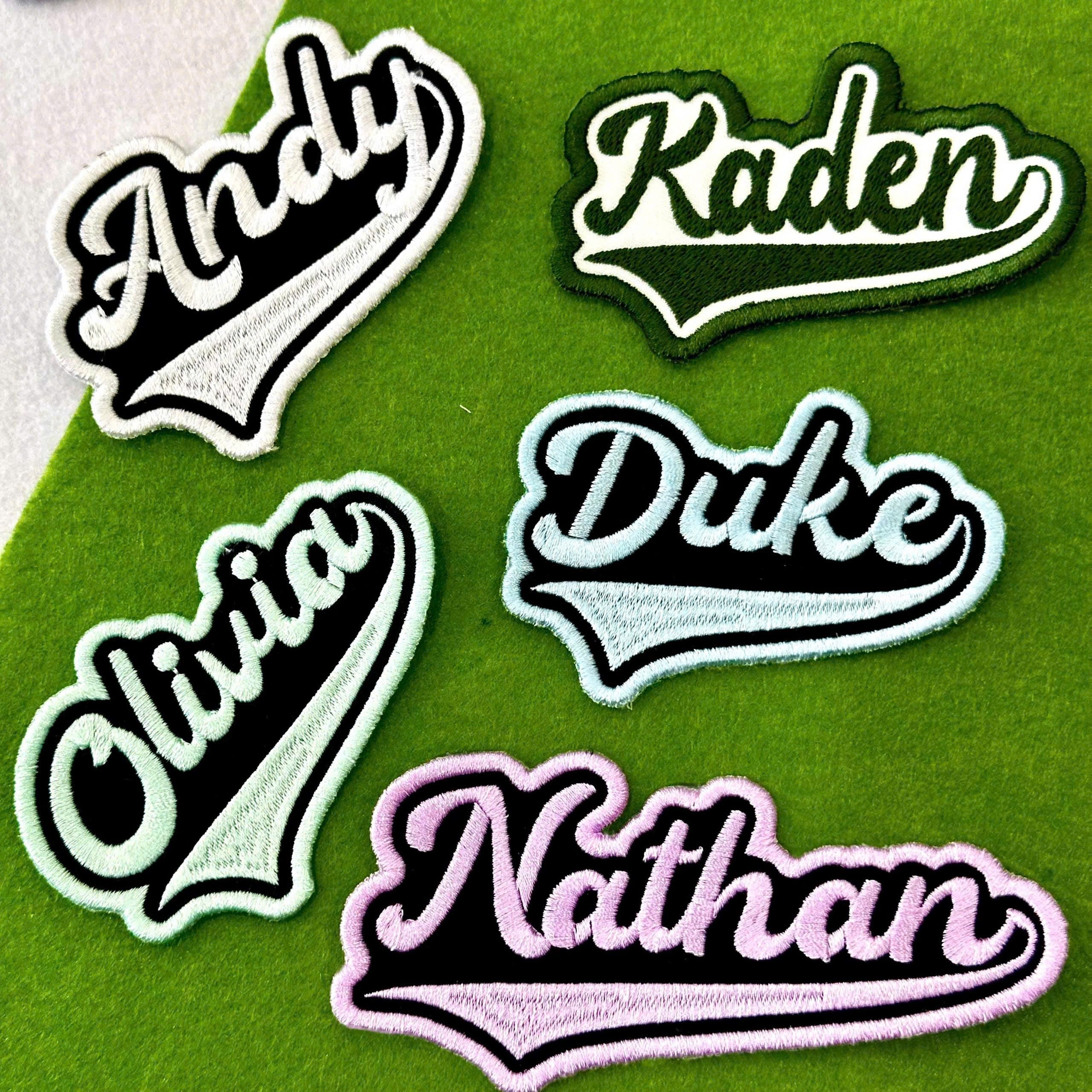 Personalized Embroidered Name Patch