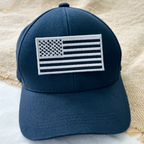 American Flag Patch USA Emblem Black & Gray Embroidered Iron On Applique for Backpacks, Military Gear, Uniform Shoulder, USA Flag Patch