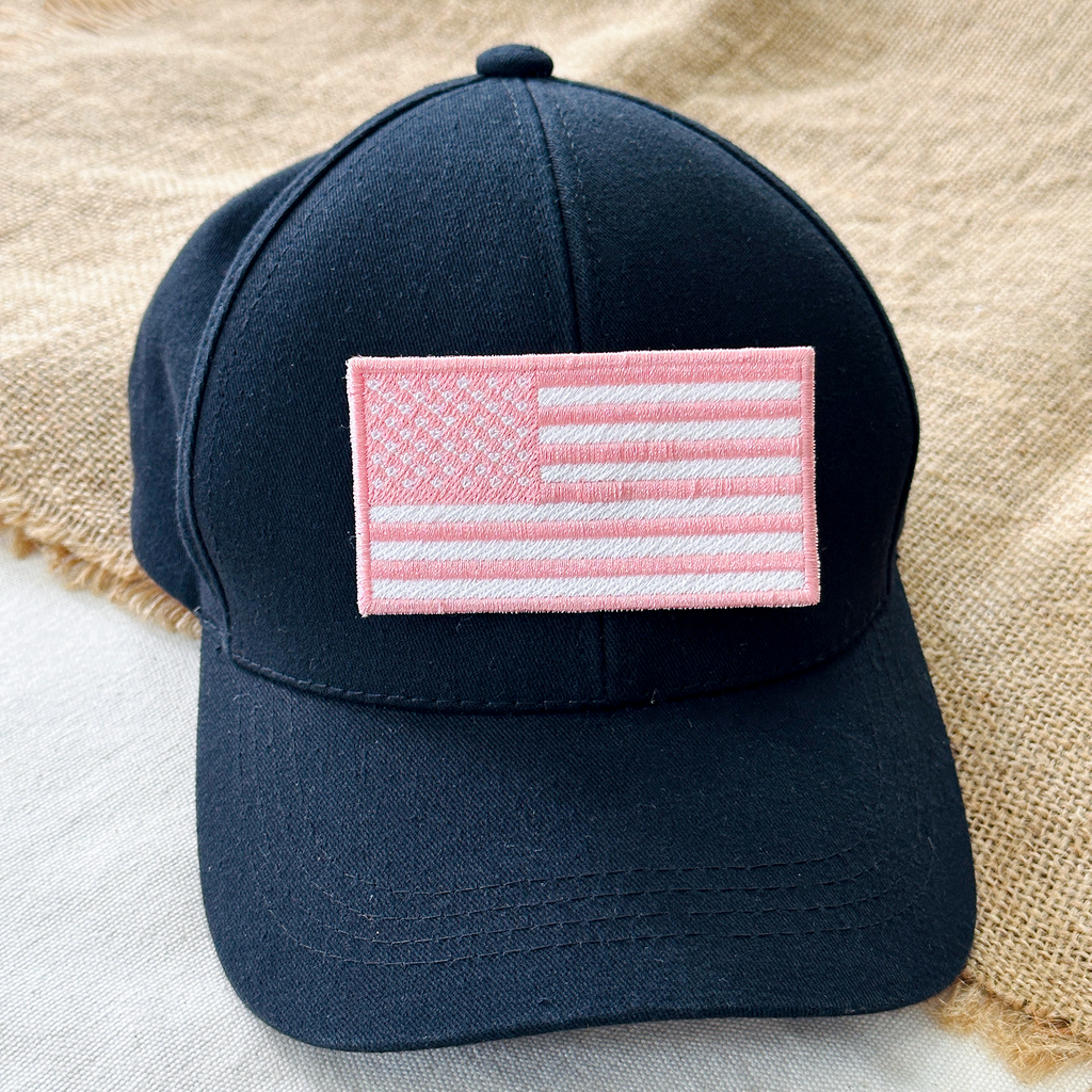 Pink American Flag Patch, Tactical USA Flag Patch, Women's Patriotic Patches, 250th US Flag Patch