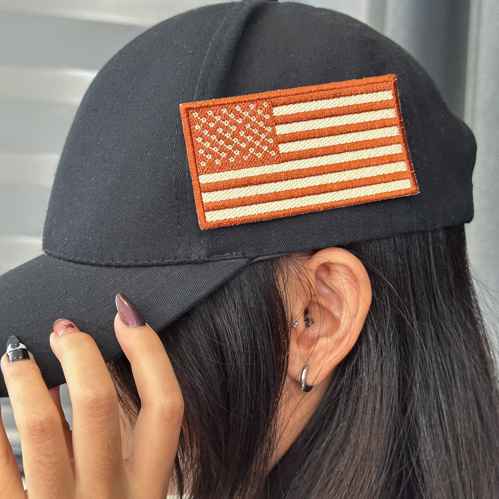 American Flag Patch - Us Desert Tan Subdued Shoulder Usa Embroidered Patch