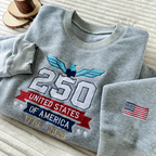 Freedom Eagle USA 250 Embroidered Sweatshirt