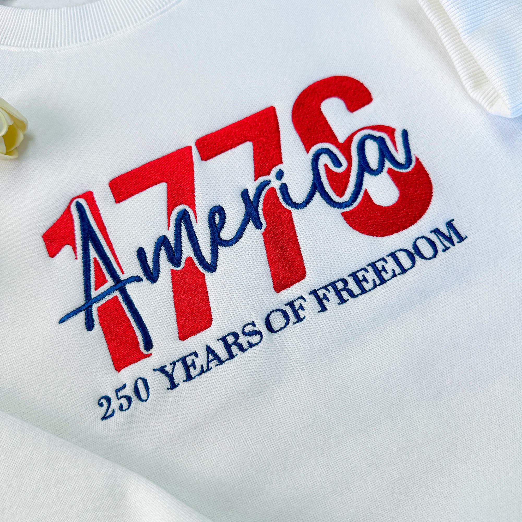 America 1776 Embroidered Sweatshirt