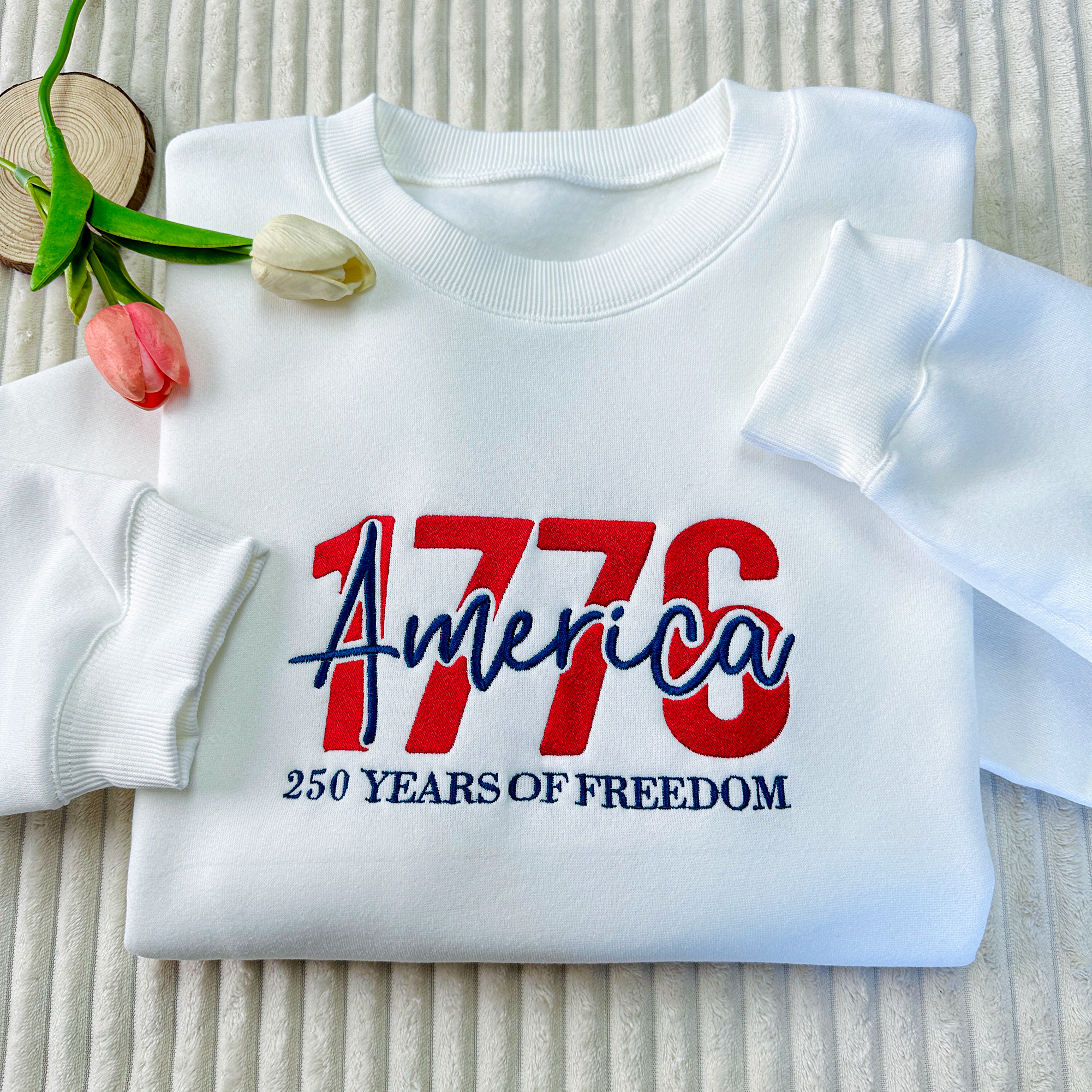 America 1776 Embroidered Sweatshirt