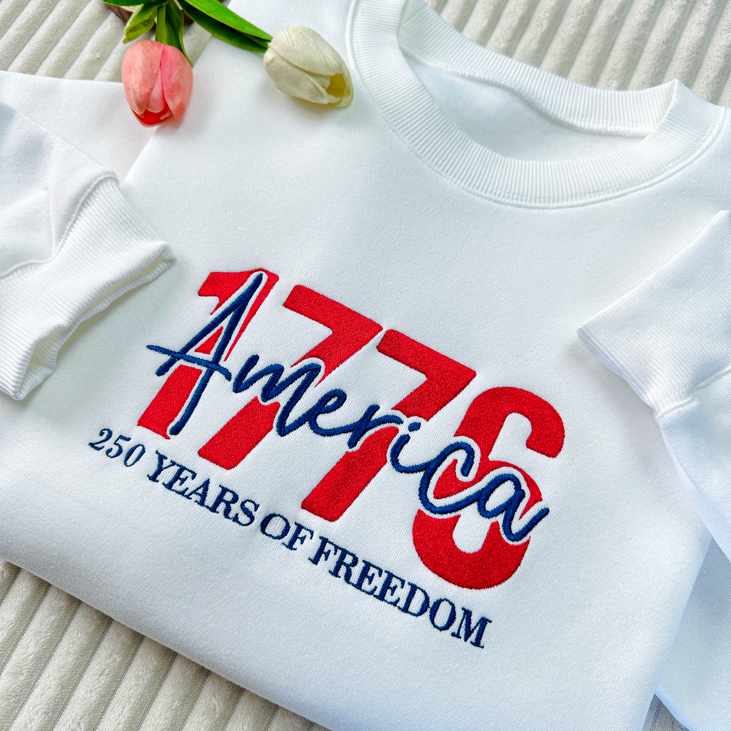 America 1776 Embroidered Sweatshirt