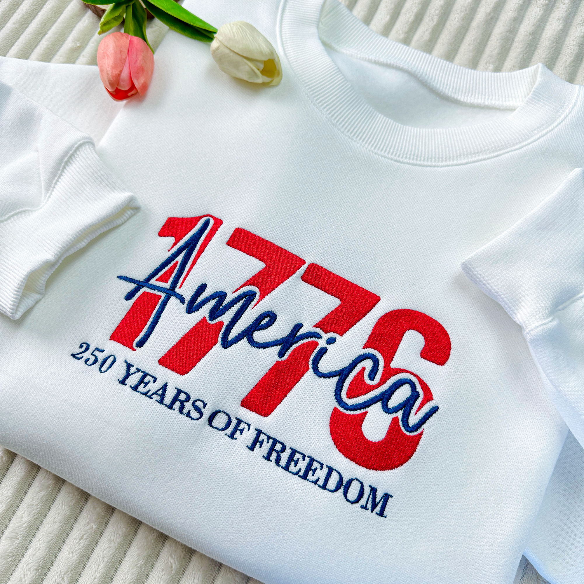America 1776 Embroidered Sweatshirt