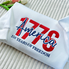 America 1776 Embroidered Sweatshirt