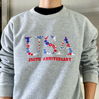 US 250 Years Embroidered Sweatshirt