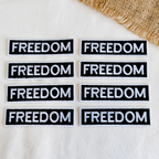 Freedom Embroidered Patch