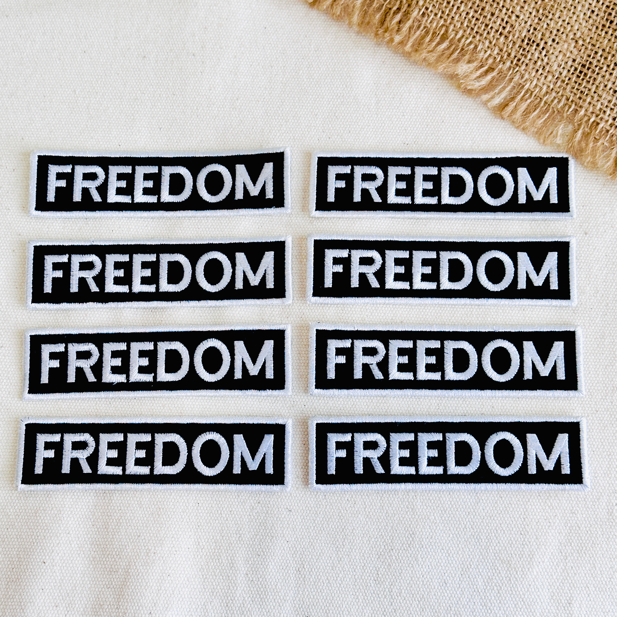 Freedom Embroidered Patch