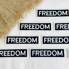 Freedom Embroidered Patch