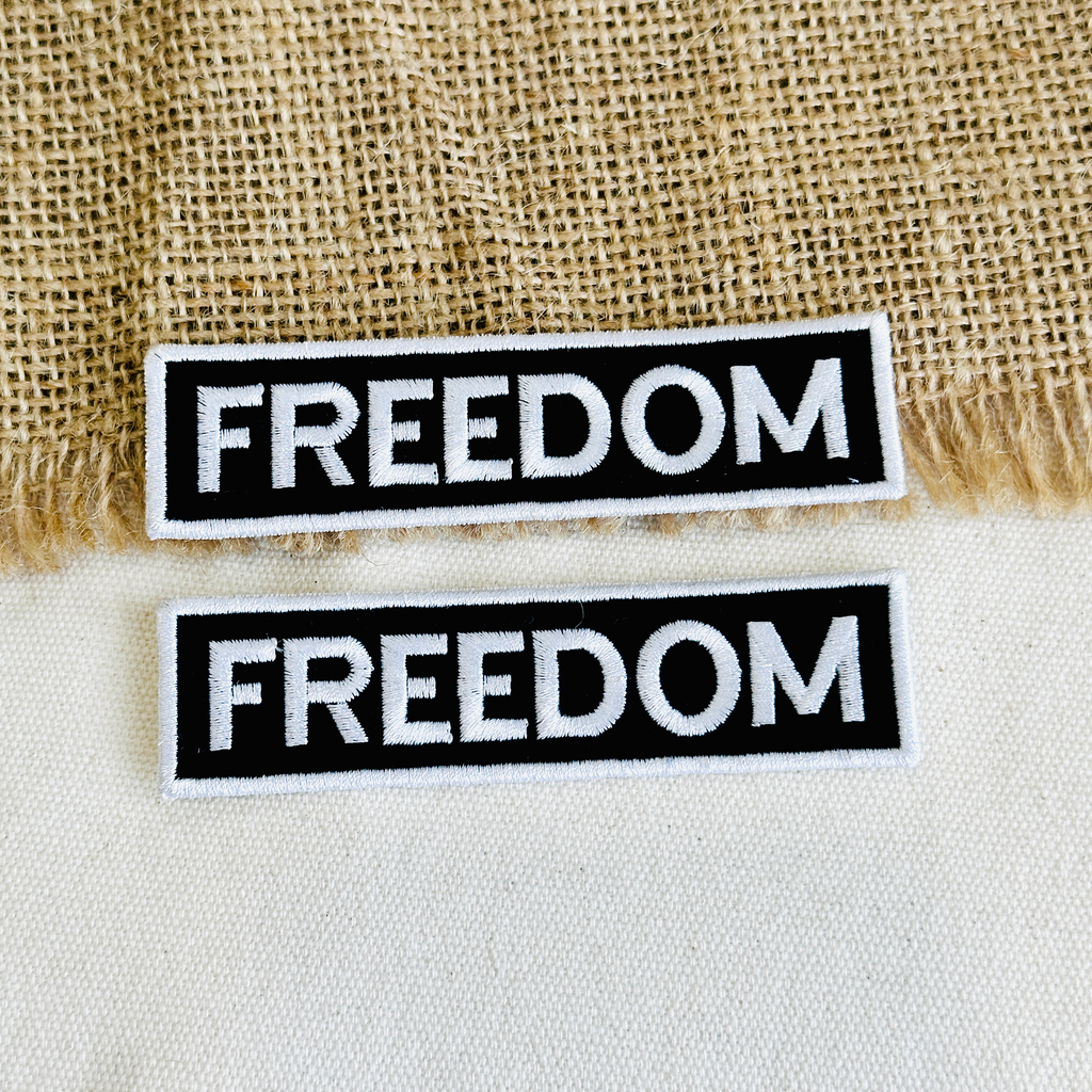 Freedom Embroidered Patch