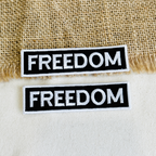 Freedom Embroidered Patch