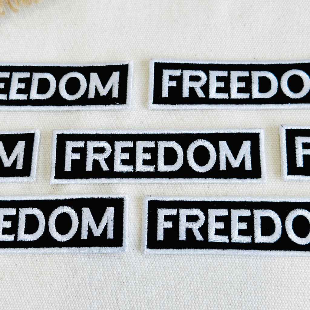 Freedom Embroidered Patch