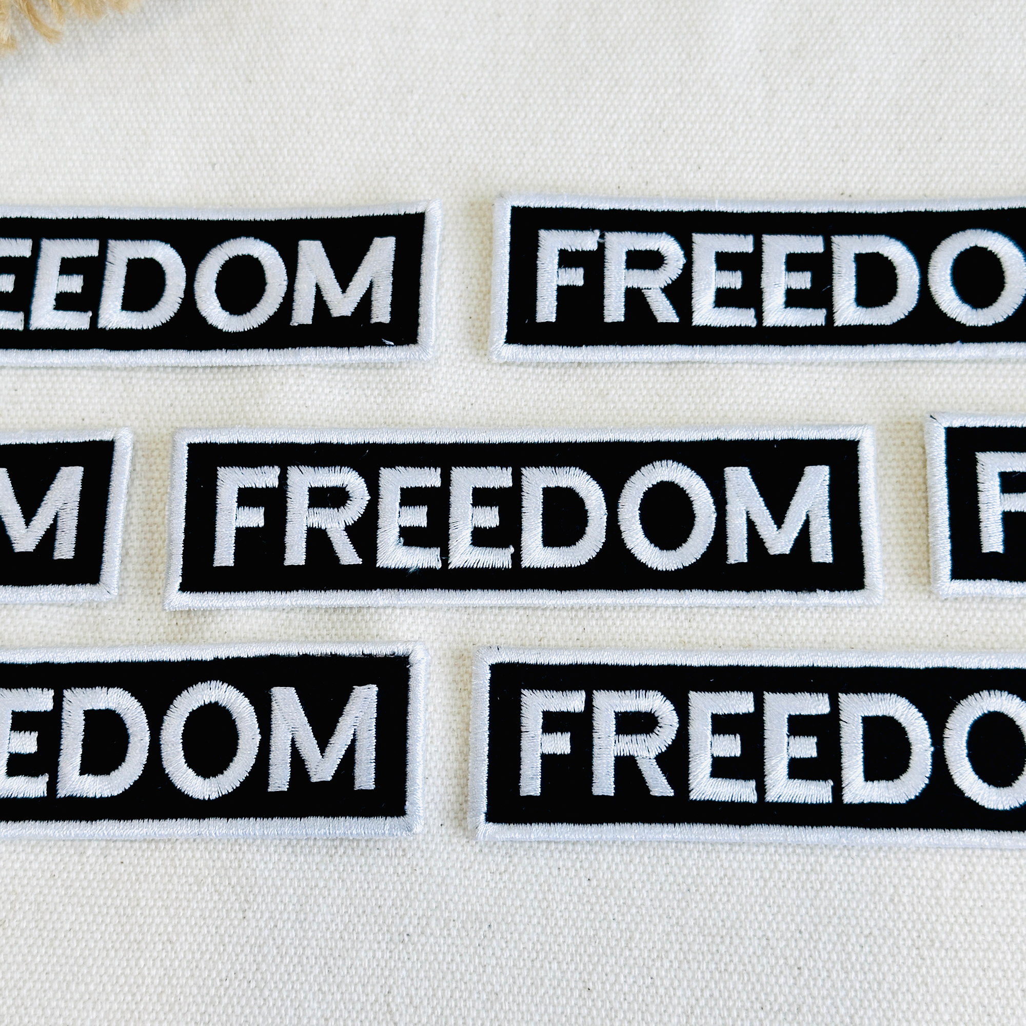 Freedom Embroidered Patch