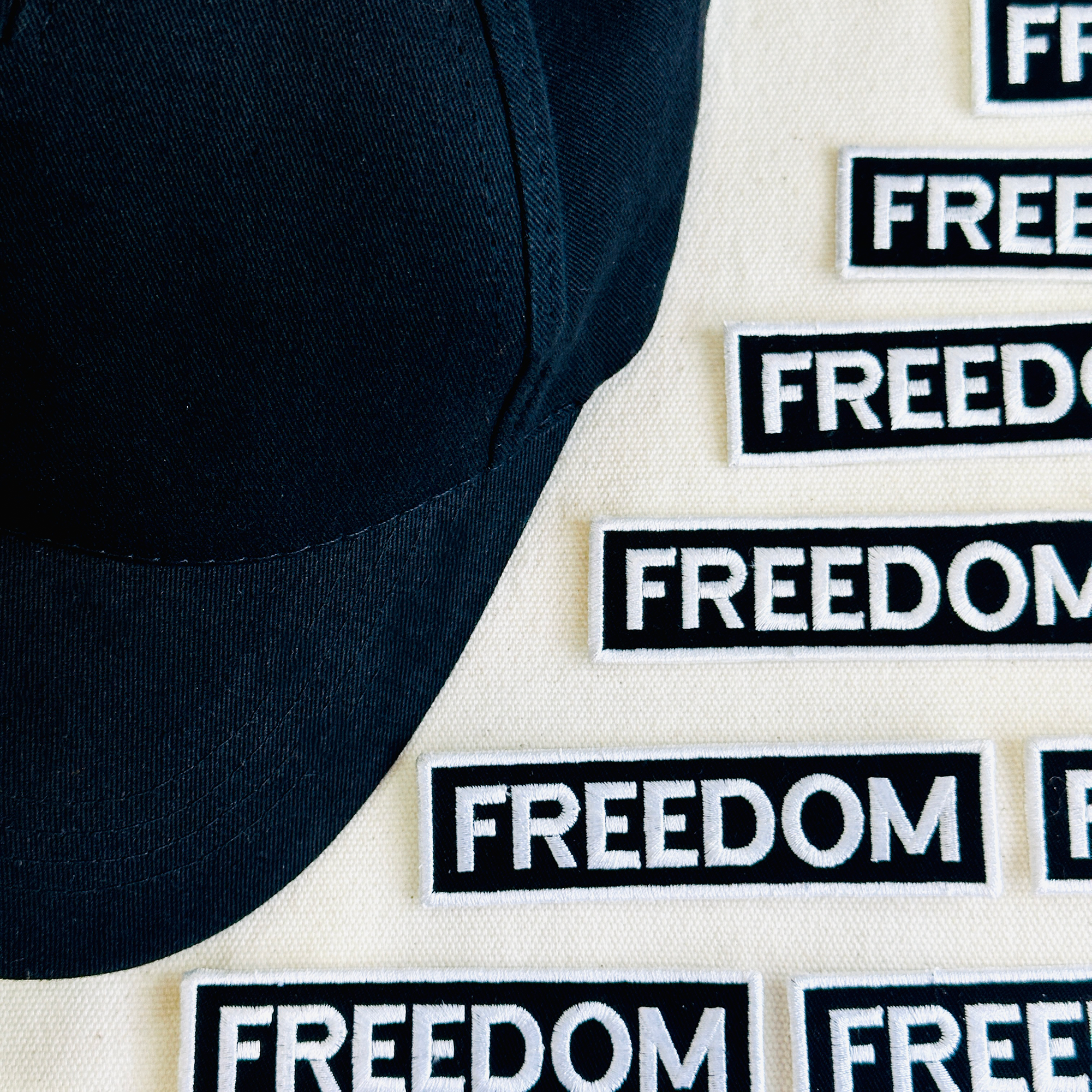 Freedom Embroidered Patch