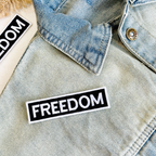 Freedom Embroidered Patch