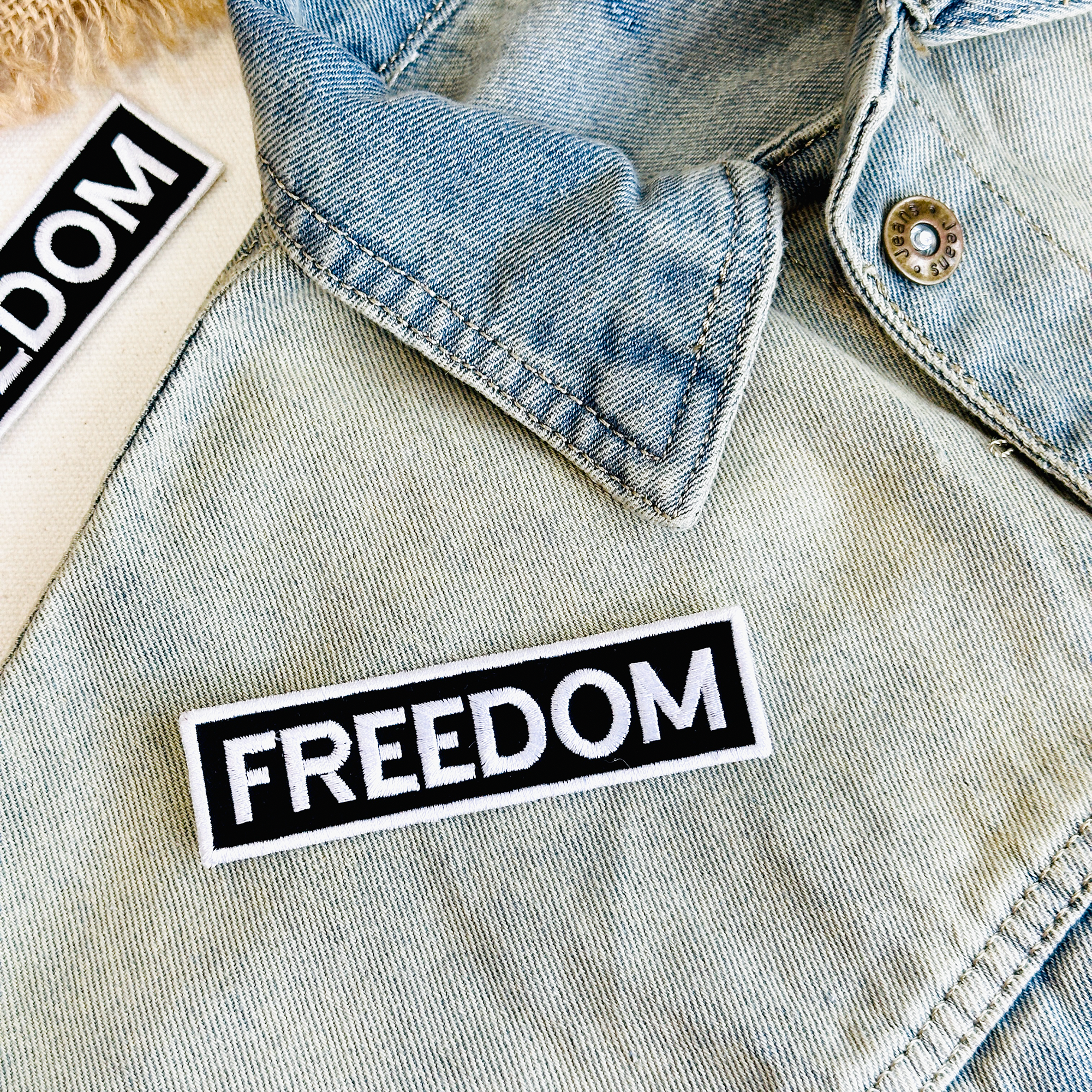 Freedom Embroidered Patch