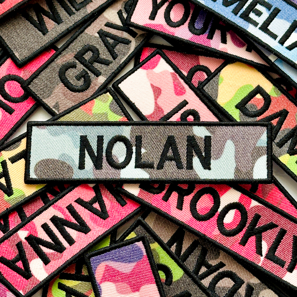 Custom Name Patch Tactical Military Jacket Tag