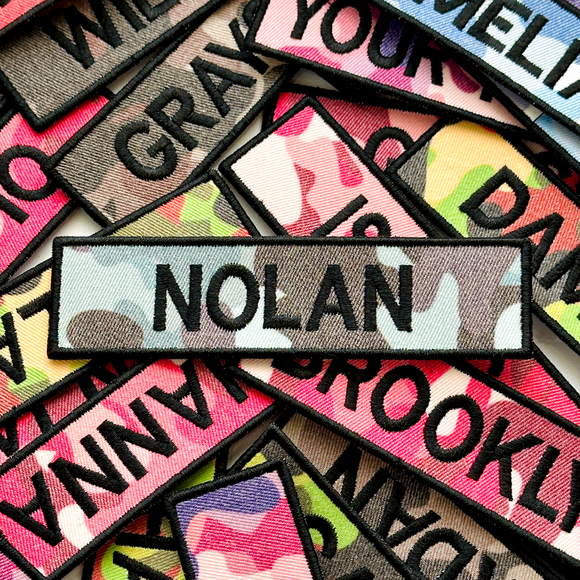 Custom Name Patch Tactical Military Jacket Tag