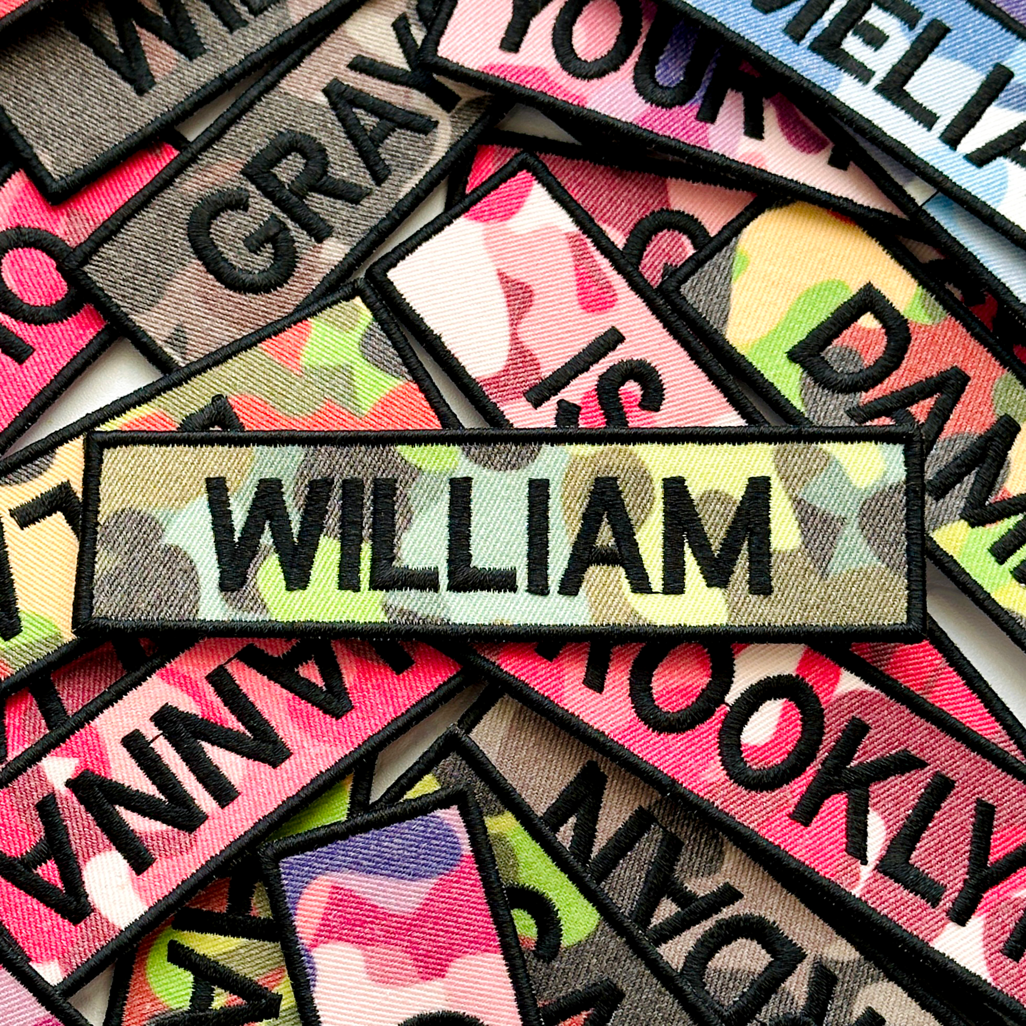 Custom Embroidered Tactical Name Patch for Jacket & Gear