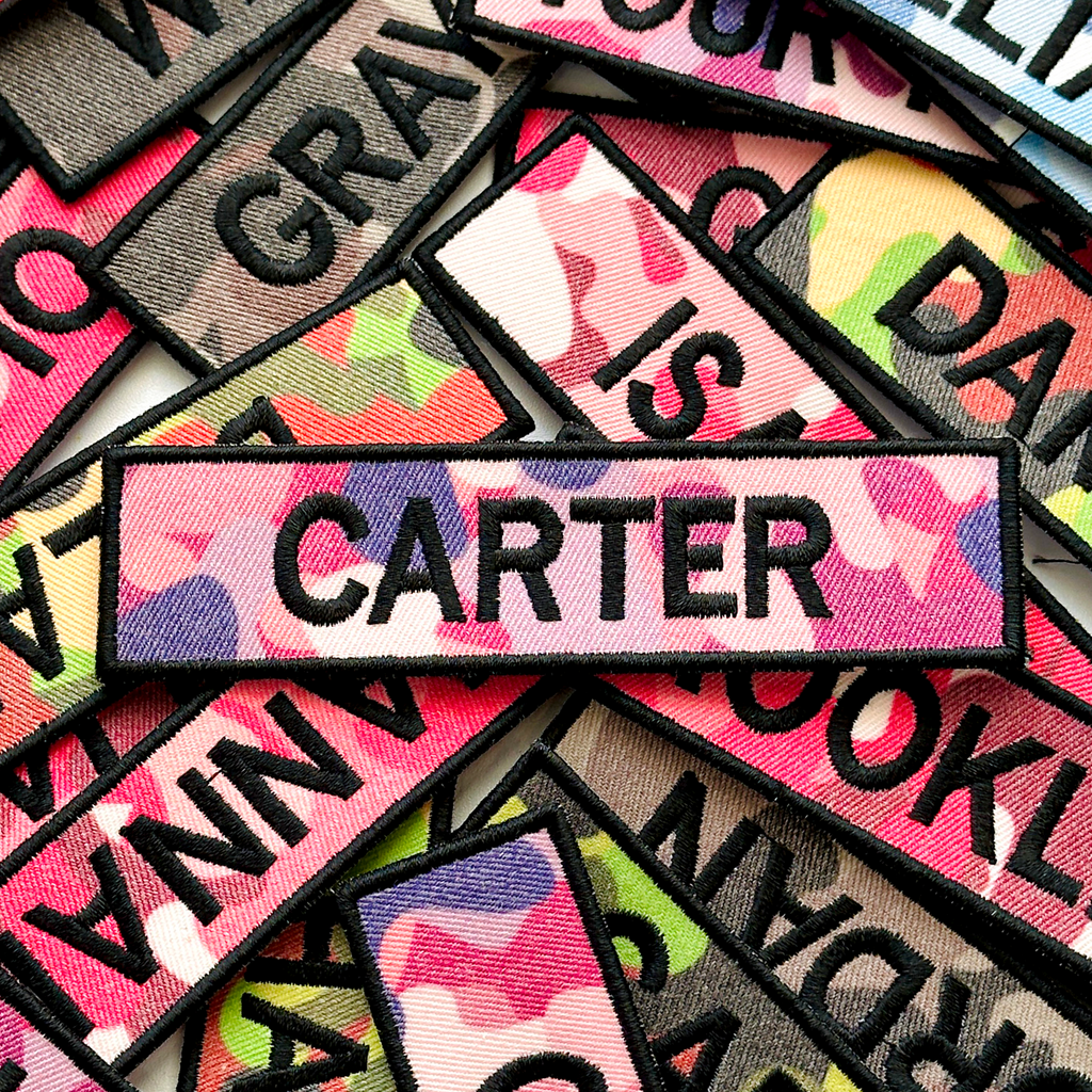Custom Military Name Patch for Jacket, Backpack & Uniform