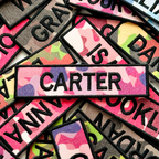 Custom Military Name Patch for Jacket, Backpack & Uniform