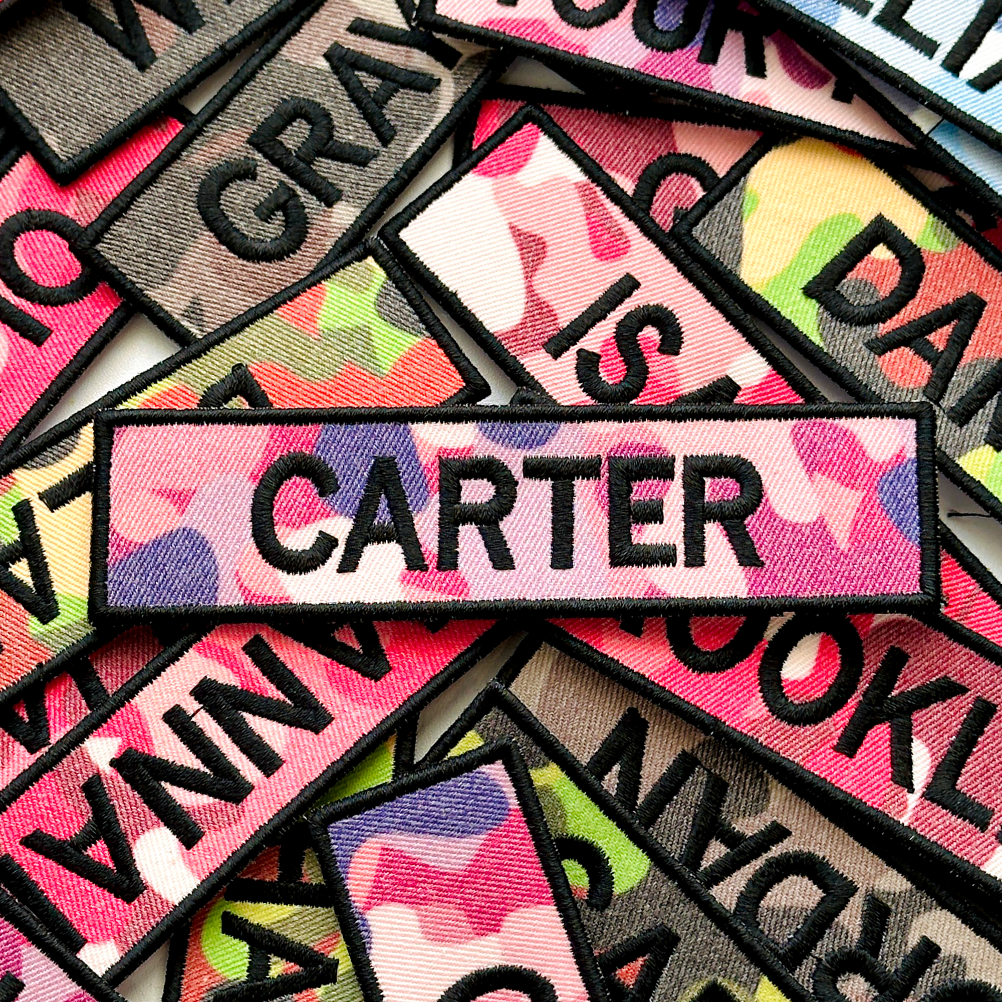 Custom Military Name Patch for Jacket, Backpack & Uniform