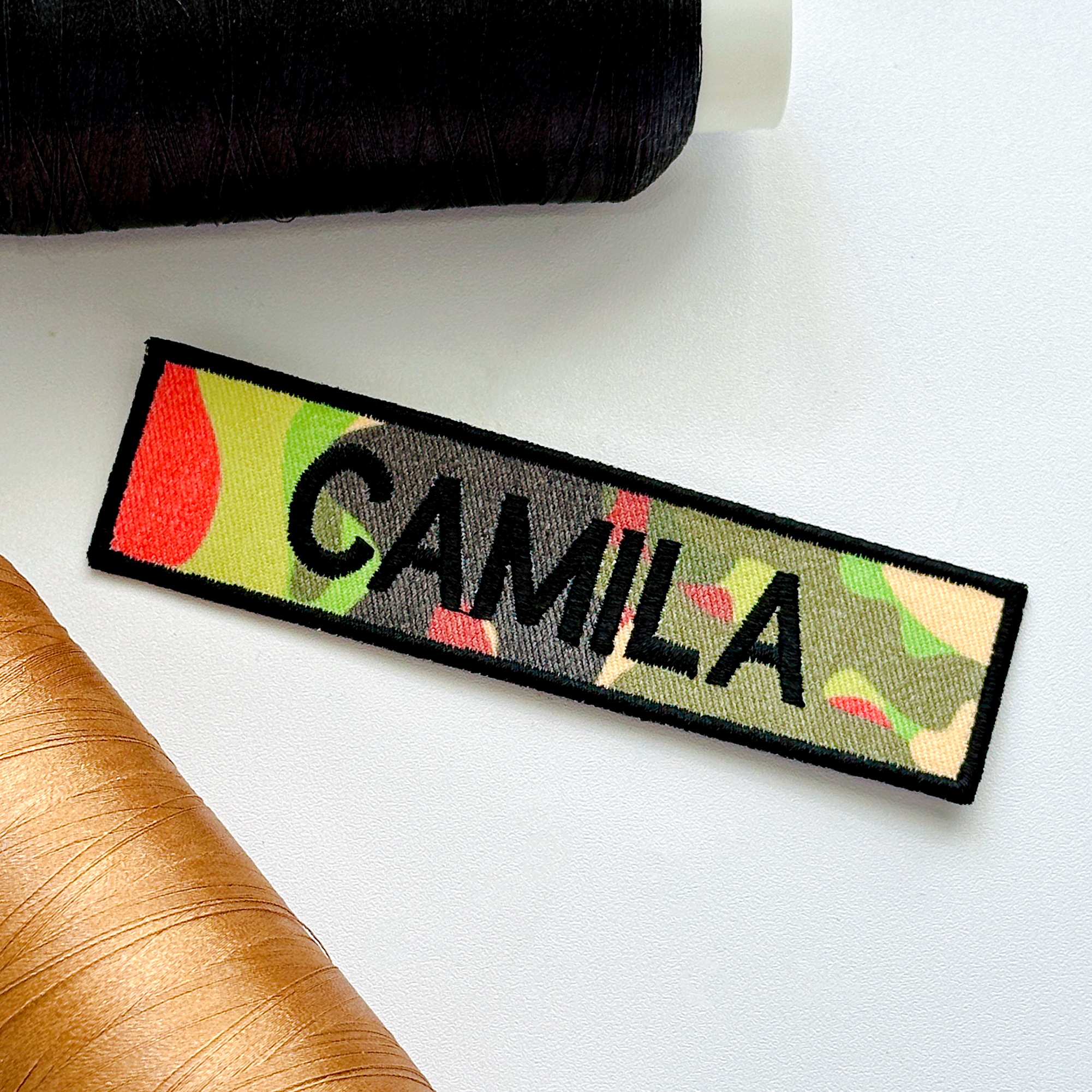 Custom Camo Name Patch for Backpack, Jacket & Tactical Gear