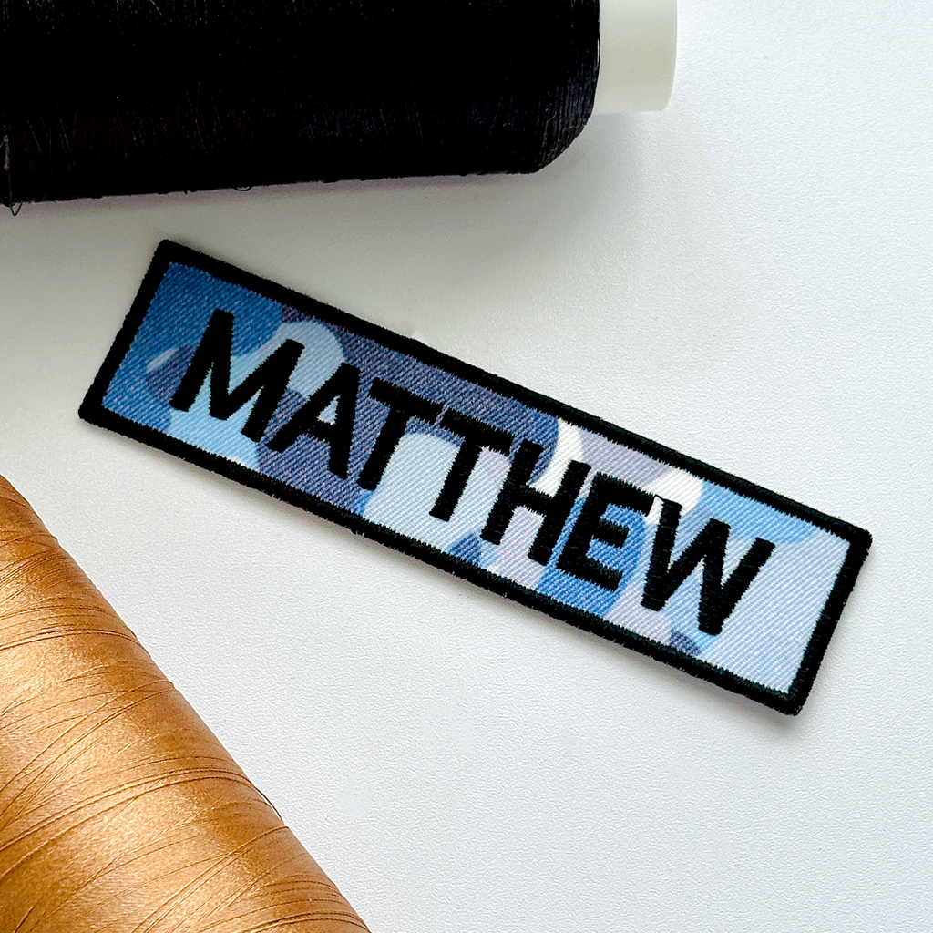 Personalized Name Camo Patch for Tactical Gear, Backpack, Jacket & Uniform
