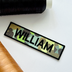Custom Embroidered Tactical Name Patch for Jacket & Gear