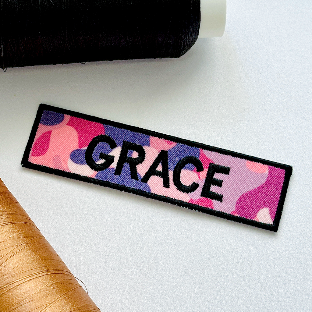 Custom Military Name Patch for Jacket, Backpack & Uniform