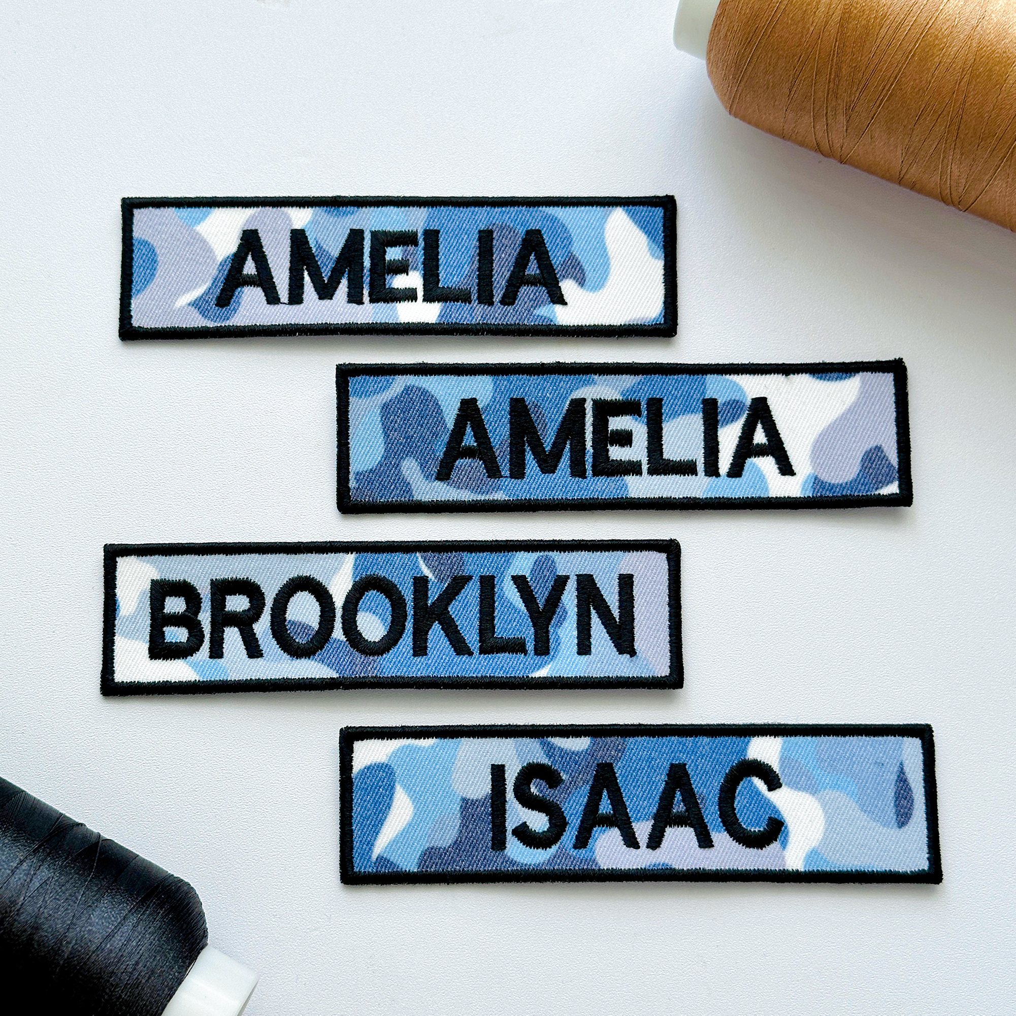 Personalized Name Camo Patch for Tactical Gear, Backpack, Jacket & Uniform