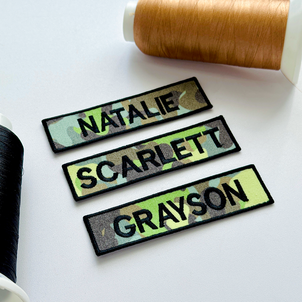 Custom Embroidered Tactical Name Patch for Jacket & Gear