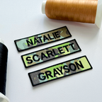 Custom Embroidered Tactical Name Patch for Jacket & Gear