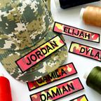 Personalized Name Military Patch for Gear, Jackets