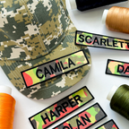Custom Camo Name Patch for Backpack, Jacket & Tactical Gear