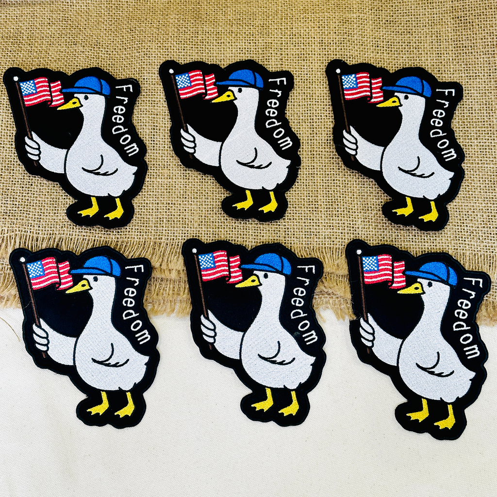 Freedom Duck Embroidered Patch