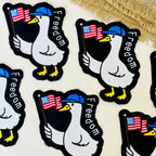 Freedom Duck Embroidered Patch